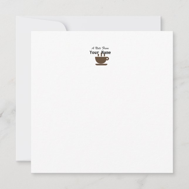 Personalización: tarjeta de nota plana de la Copa  (Anverso)