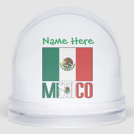Personalización verde de bandera mexicana