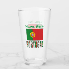 Personalización verde de la bandera portuguesa de 
