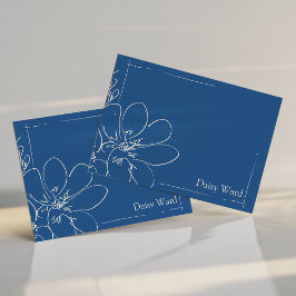 Personalizada Flor Silvestre Rústica Dibujada a Ma