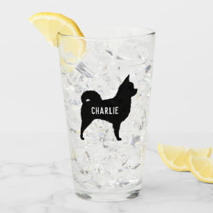 Personalizada la silueta de perro chihuahua de cab