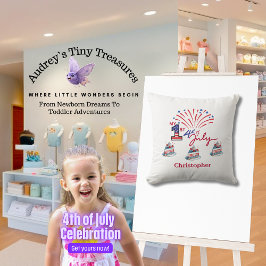 Personalizada Mi almohada bebé del 14 de julio