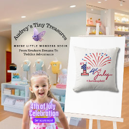 Personalizada Mi almohada bebé del 14 de julio