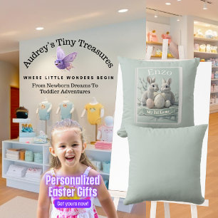 Personalizada Mi primera almohada de bebé de Pascu