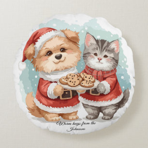 Personalizadas almohadas navideñas de dos caras de