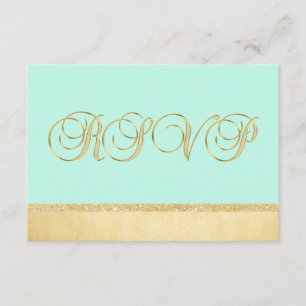 Personalizadas Elegantes Tarjetas de Boda RSVP MIN