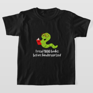 Personalizado 1000 libros antes de la camiseta de
