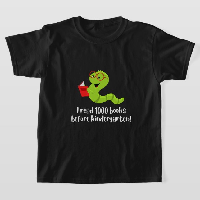 Personalizado 1000 libros antes de la camiseta de  (Distribución)