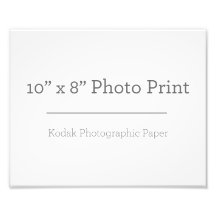 Personalizado 10 x 8 Impresión fotográfica
