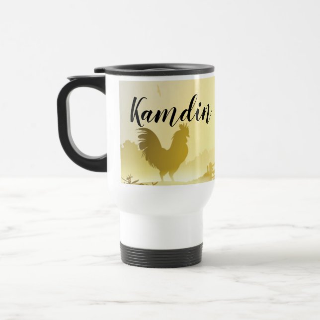 Personalizado 15 onzas taza de café taza Sunny Mor (Izquierda)