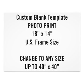 Personalizado 18" x 14" Impresión fotográfica Tama
