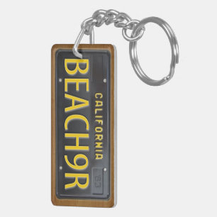 PERSONALIZADO 1963 del llavero de la placa de