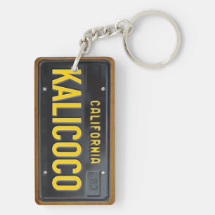 PERSONALIZADO 1963 del llavero de la placa de