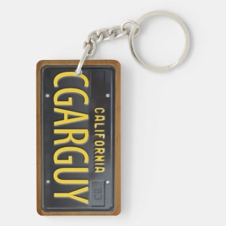 PERSONALIZADO 1963 del llavero de la placa de