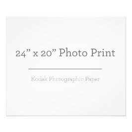 Personalizado 24 x 20 Impresión fotográfica