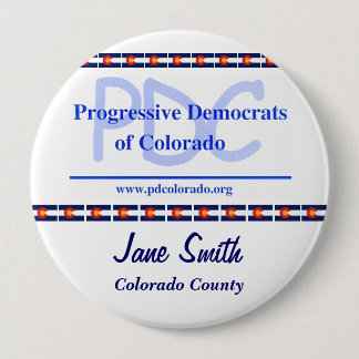 Personalizado 4" botón de PDC