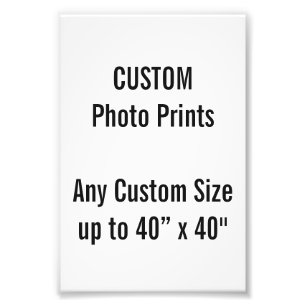 Personalizado 4" x 6" impresión de la foto (o