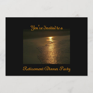 Personalizado 5x7 Invitaciones a la cena de jubila