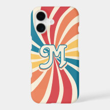 Personalizado 70s Retro Explosión de Colores Múlti