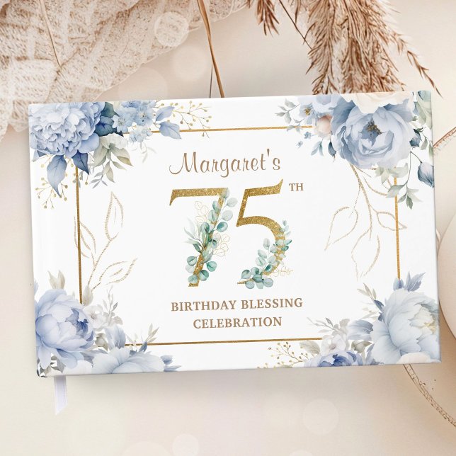 Personalizado 75º libro de invitados de cumpleaños (Subido por el creador)