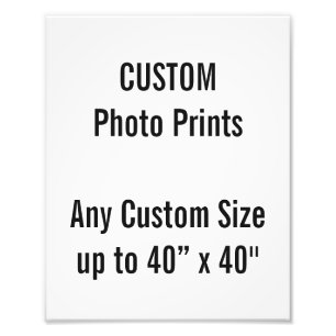 Personalizado 8" x 10" impresión de la foto (o