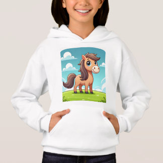 Personalizado A Hoodie con el logo del caballo lin