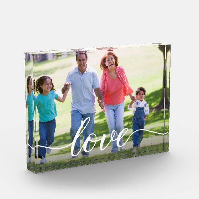 Personalizado Abuelos foto guión de amor (Izquierda)