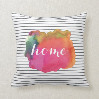 Personalizado acuarela palabra arte almohada