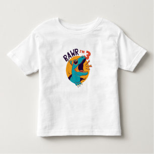 Personalizado Age Dinosaur Roar Soy Camiseta de Cu
