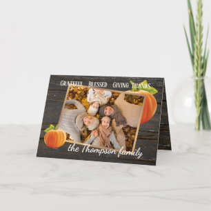 Personalizado Agradecido por dar tarjetas de vacac