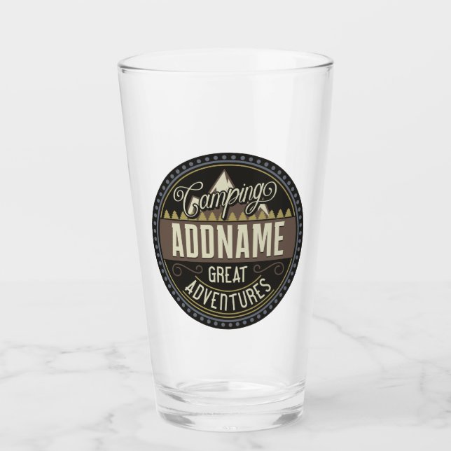 Personalizado AGREGAR NOMBRE Familia Camping Reuni (Anverso)