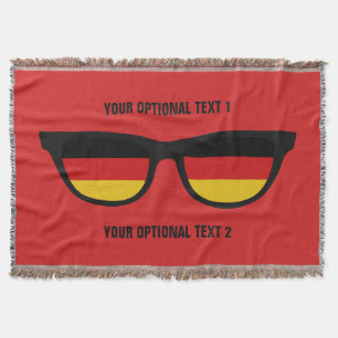 Personalizado alemán Shades lanzar manta