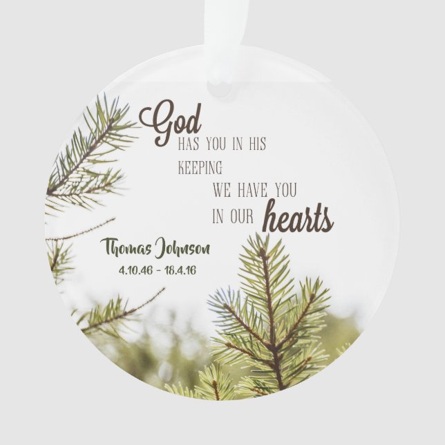 Personalizado alguien en nuestro ornamento de (Anverso)