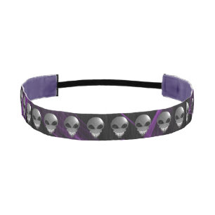 Personalizado alienígena Gris Grosgrain Banda de c