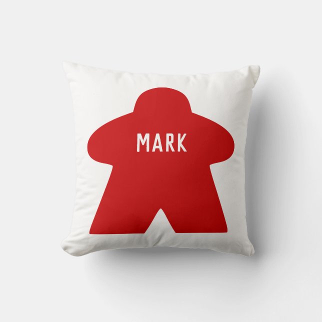 Personalizado Almohada de la Pieza Roja | Único y  (Anverso)