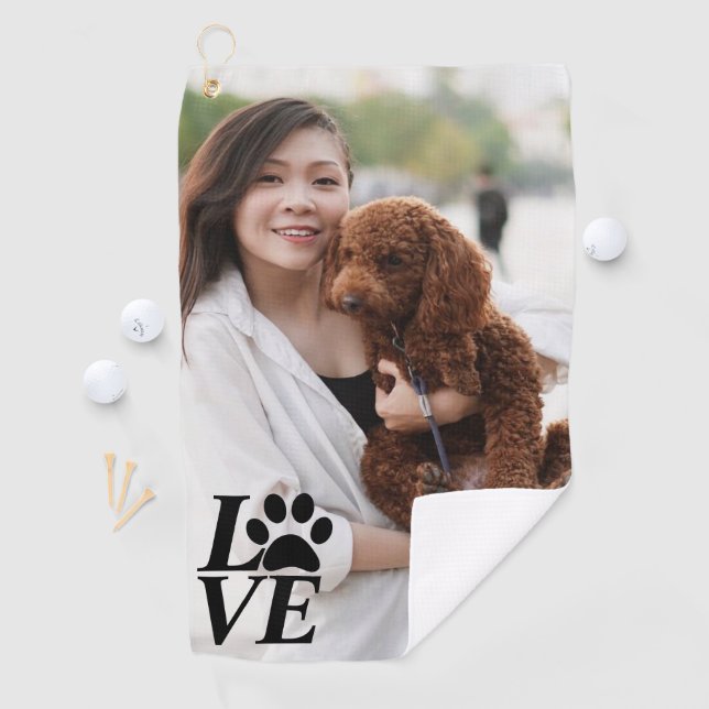 Personalizado AMA Paw Imprimir Toalla De Golf - Pa (In situ)