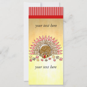 Personalizado amable Acción de Gracias Turquía