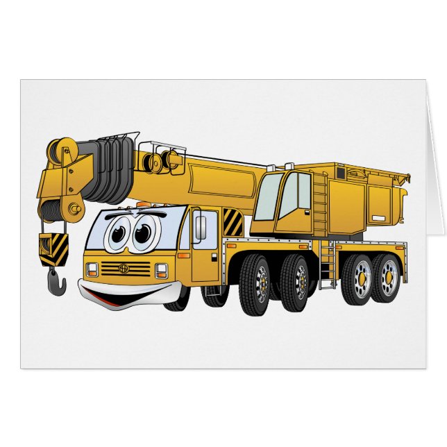 Personalizado amarillo corto Crane (Anverso (Horizontal))