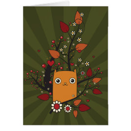Personalizado amarillo Kitty Love Foliage
