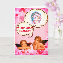 Personalizado AMO MI PEQUEÑA Tarjeta de ángeles de