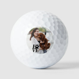 Personalizado AMOR Paw Imprimir bolas de golf - Pa