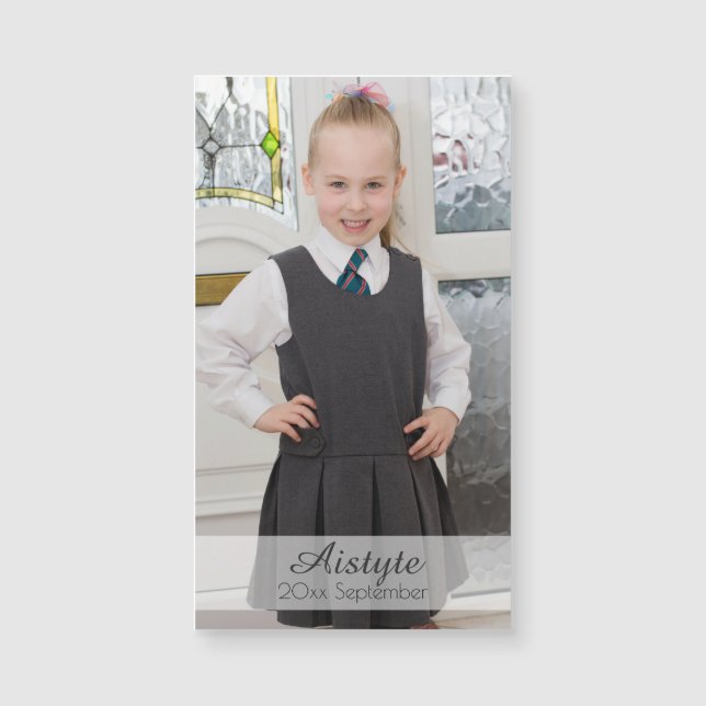 Personalizado añada su foto, nombre y fecha (Anverso)