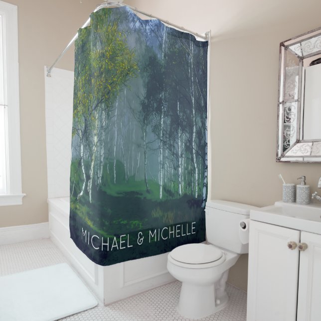 Personalizado añada su propia cortina de ducha (In situ)
