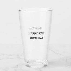 personalizado añade tu texto feliz cumpleaños 2º s