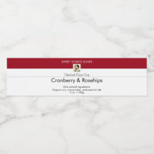 Personalizado Añadir el logotipo Etiqueta de frasc