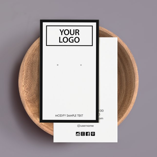 Personalizado Añadir logotipo Tarjeta de visualiza (Subido por el creador)