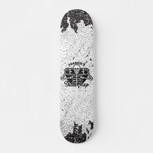 Personalizado AÑADIR NOMBRE Skull Skateboard Skate