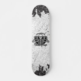 Personalizado AÑADIR NOMBRE Skull Skateboard Skate