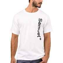 Personalizado Añadir tu nombre Black Text camiseta