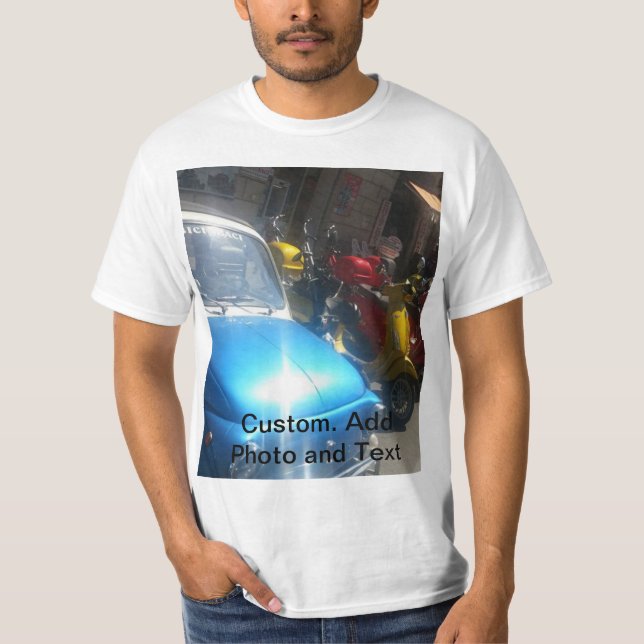 Personalizado. Añadir una camiseta con foto y text (Anverso)